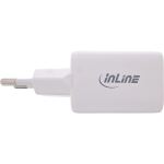 InLine Power Delivery + Quick Charge USB Netzteil, 33W, USB-A + USB-C, weiß
