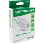 InLine Power Delivery + Quick Charge USB Netzteil, 33W, USB-A + USB-C, weiß