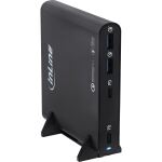 InLine USB Netzteil, GaN Ladegerät, 4-Port, 2x USB-C + 2x USB-A, 120W, schwarz