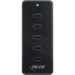 InLine 5-Port USB-C PowerHub, Ladegerät-Erweiterung, 100W, schwarz