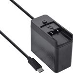 InLine TravelCharge USB-C Netzteil 140W, GaN, festes Kabel, EU/UK/US, schwarz