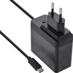 InLine TravelCharge USB-C Netzteil 140W, GaN, festes Kabel, EU/UK/US, schwarz