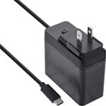 InLine TravelCharge USB-C Netzteil 140W, GaN, festes Kabel, EU/UK/US, schwarz