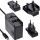 InLine TravelCharge USB-C Netzteil 140W, GaN, festes Kabel, EU/UK/US, schwarz