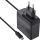 InLine TravelCharge USB-C Netzteil 140W, GaN, festes Kabel, EU/UK/US, schwarz