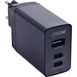 InLine 3-Port TravelCharge, 65W USB-Netzteil, 2x USB-C, 1x USB-A, EU/UK/US