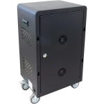 InLine Mobiler Ladeschrank, 32x USB-C, 2000W, PD3, QC5, abschließbar, schwarz