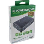 InLine Qi Powerstation Multiport Netzteil, 4x USB-C, 2x USB-A, GaN, 100W