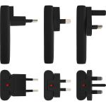 InLine USB Reise-Netzteil Ladegerät, Dual USB-C, PD, PPS, 65W, flach, schwarz