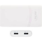 InLine USB Reise-Netzteil Ladegerät, Dual USB-C, PD, PPS, 65W, flach, weiß