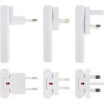 InLine USB Reise-Netzteil Ladegerät, Dual USB-C, PD, PPS, 65W, flach, weiß