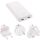 InLine USB Reise-Netzteil Ladegerät, Dual USB-C, PD, PPS, 65W, flach, weiß