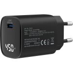 InLine USB PD Netzteil, GaN Ladegerät, 1-Port, USB-C, 45W, mit Display