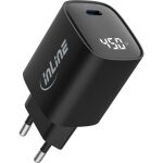 InLine USB PD Netzteil, GaN Ladegerät, 1-Port, USB-C, 45W, mit Display