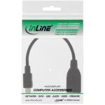 InLine Micro-USB OTG Adapterkabel, Micro-B Stecker an USB A Buchse, 0,1m