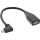 InLine Micro-USB OTG Adapterkabel, Micro-B ST gewinkelt an USB A BU, 0,1m