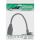 InLine Micro-USB OTG Adapterkabel, Micro-B ST gewinkelt an USB A BU, 0,1m