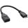 InLine USB 3.2 Gen.1 OTG Adapterkabel, Micro-B Stecker an USB A Buchse, 0,15m