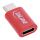 InLine USB-Datenblocker, Adapter USB-C Stecker an USB-C Buchse, bis 240 W PD