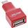 InLine USB-Datenblocker, Adapter USB-C Stecker an USB-A Buchse, 5 V, 1,5 A