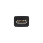 InLine Micro-USB 2.0 Flachkabel, USB-A auf Micro-B, schwarz, 0,5 m