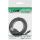 InLine Micro-USB 2.0 Flachkabel, USB-A auf Micro-B, schwarz, 1 m