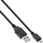 InLine Micro-USB 2.0 Kabel, Schnellladekab., USB-A...