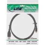 InLine Micro-USB 2.0 Kabel, Schnellladekab., USB-A ST/Micro-B ST, schwarz, 1m