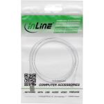 InLine Micro-USB 2.0 Kabel, USB-A Stecker an Micro-B Stecker, weiß, 2m