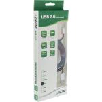 InLine Micro-USB 2.0 Kabel, USB-A ST an Micro-B ST, schwarz/Alu, flexibel, 5m