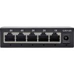 InLine 5-Port Gigabit Switch, 1 Gb/s, Desktop, Metallgehäuse, lüfterlos