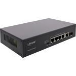 InLine PoE+ Gigabit Netzwerk Switch 5 Port (4x PoE+),...
