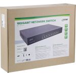 InLine Netzwerk Switch 8-Port, 10Gigabit Ethernet, 19", Metall, Lüfter