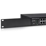 InLine PoE+ Gigabit Netzwerk Injektor Hub 8 Port (8x PoE+), 1Gb/s, 19" 1HE