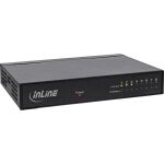 InLine 8-Port Gigabit Switch, 1 Gb/s, Desktop, Metallgehäuse, lüfterlos