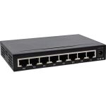 InLine 8-Port Gigabit Switch, 1 Gb/s, Desktop, Metallgehäuse, lüfterlos
