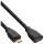 InLine Micro-USB Verl., USB 2.0 Micro-B ST/BU, schwarz, vergoldete Kont., 5m