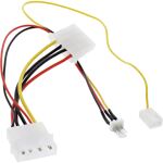 InLine Lüfter Adapterkabel, 12V zu 7V, mit Tachosignal