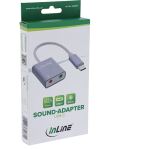 InLine USB Audio Soundadapter, USB-C Kabel