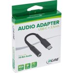 InLine USB-C Audio Adapter auf 3,5mm Klinke, DAC, 15 cm