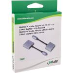 InLine USB-C Audio Adapterkabel, USB-C zu 3,5mm Buchse + PD 30W