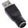 InLine USB PS/2 Adapter, USB Stecker A auf PS/2 Buchse