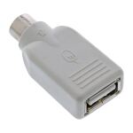 InLine USB PS/2 Adapter, USB Buchse A auf PS/2 Stecker