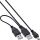 InLine USB Mini-Y-Kabel, 2x Stecker A an Mini-B Stecker (5pol), 1,0m