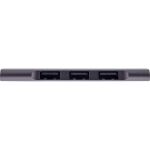 InLine Slim USB-C Hub, 4-Port, USB 3.0 + 3x USB 2.0, schmale Bauform