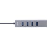 InLine USB-C 3.2 Multi Hub (4x USB-A 5Gb/s), OTG, Aluminiumgehäuse