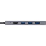 InLine USB 3.2 USB-C Multi Hub (3x USB-A + USB-C), Cardreader, HDMI, OTG