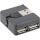 InLine USB 2.0 4-Port Hub, USB-A Stecker auf 4x USB-A Buchse, Kabel 4cm