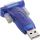 InLine USB zu Seriell Adapter, ST A an 9pol Sub D ST, mit USB Verlängerung 0,8m