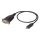 ATEN UC232C Konverter USB-C zu Seriell RS232 9pol Sub D Adapterkabel, 0,3m